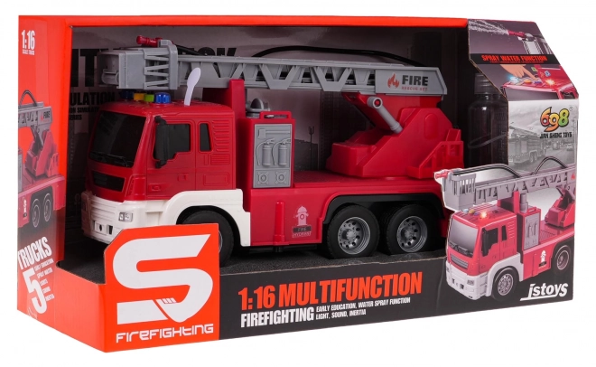 Fire Truck with Water, Light, and Sound Functions