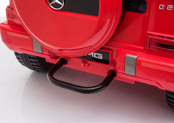 Children's battery-powered car Mercedes G63 red