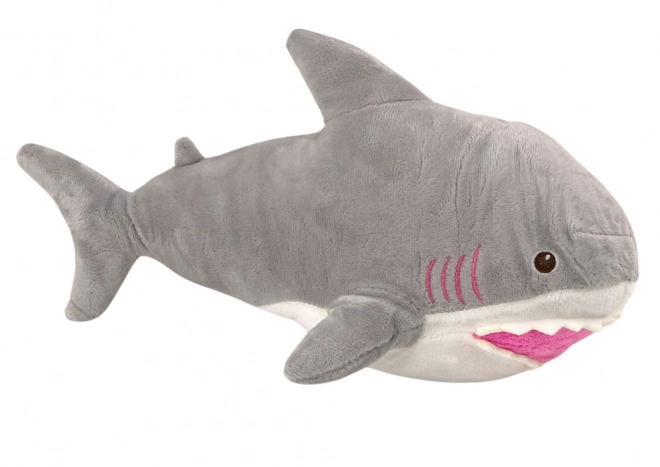 Soft Shark Plush Toy 40cm Grey