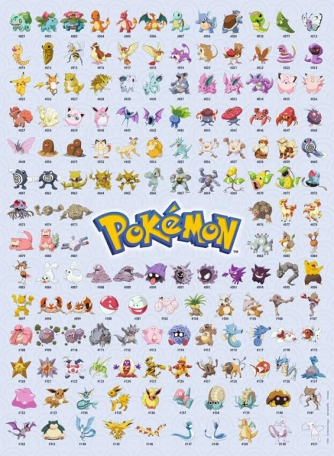 First 151 Pokémon Puzzle