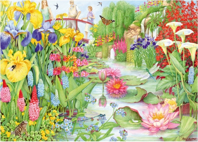 Falcon water garden puzzle 1000 pieces