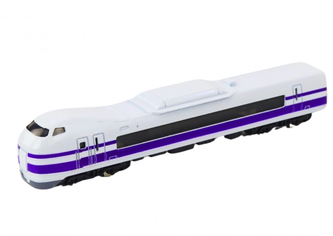 Collector's Train Model White and Purple 1:48