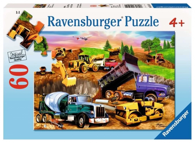 Ravensburger Construction Site Puzzle 60 Pieces