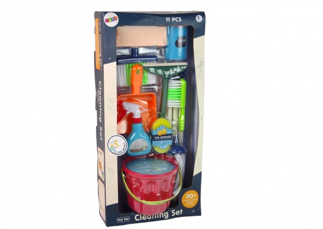 Cleaning Set 11 Pieces for Home Cleaning Mop Broom Bucket