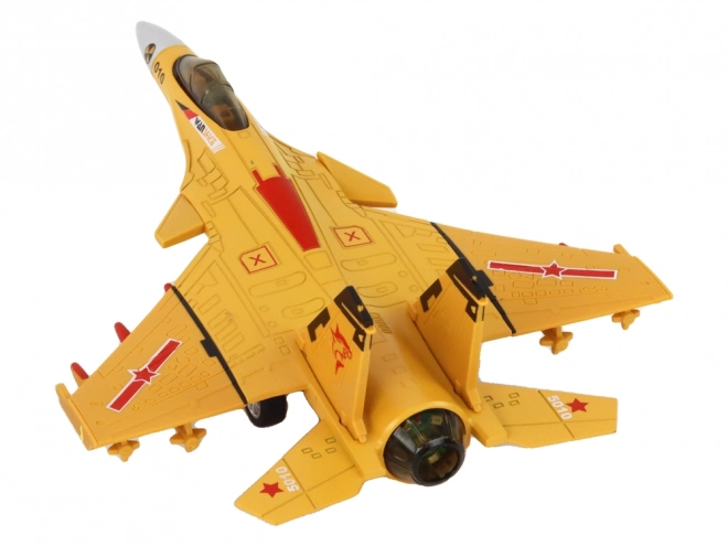 Friction-Powered Fighter Jet Model