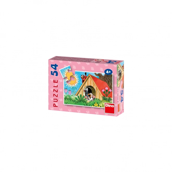 Dino paper puzzle little mole 54 pieces