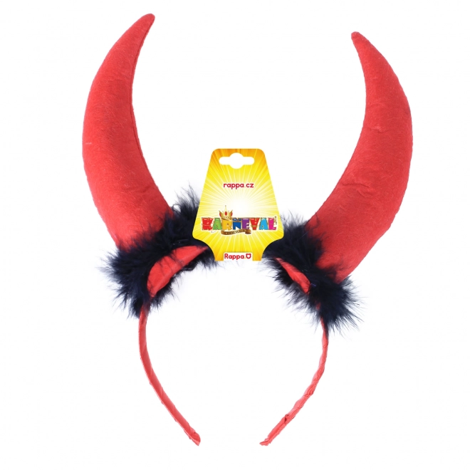 Deluxe Devil Horns Headband