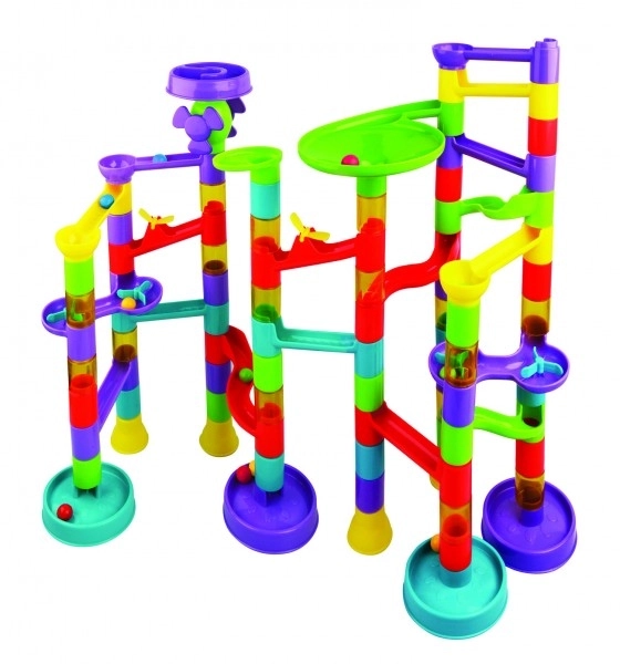 Colorful Marble Run Set