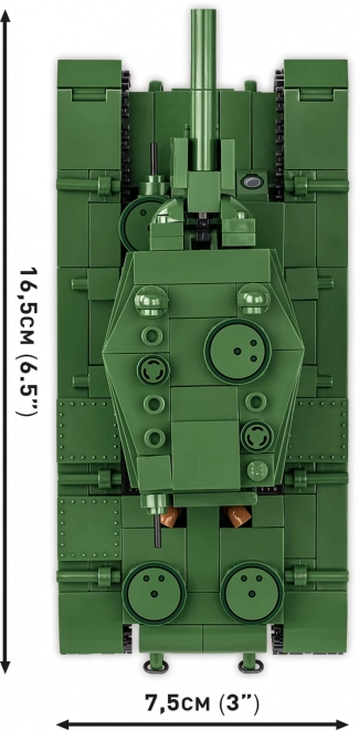 Historical Collection WWII KV-2 Building Block Model