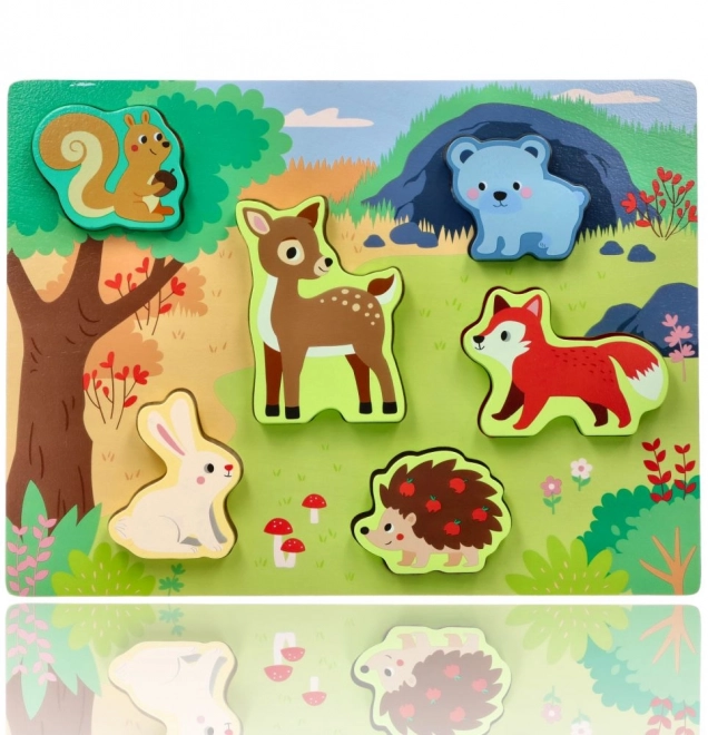 3D Forest Animal Touch Puzzle