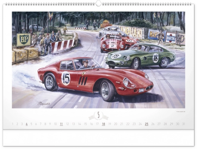 Wall Calendar Oldtimers by Václav Zapadlík 2025