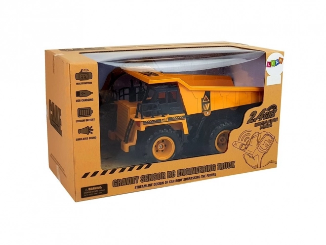 Remote-Controlled Gesture Hand Movement Dump Truck 1:22