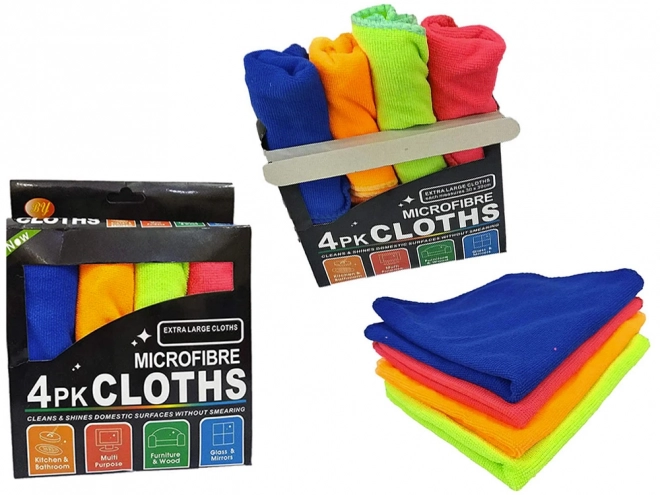 Microfiber Cleaning Cloths Set of 4