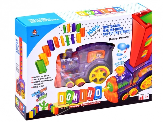 Automatic Domino Train Set for Kids