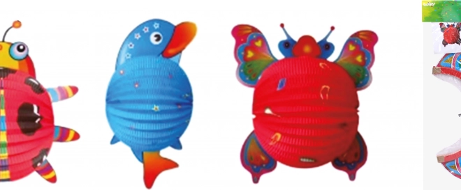 Lampion bal Dierentjes 24 cm