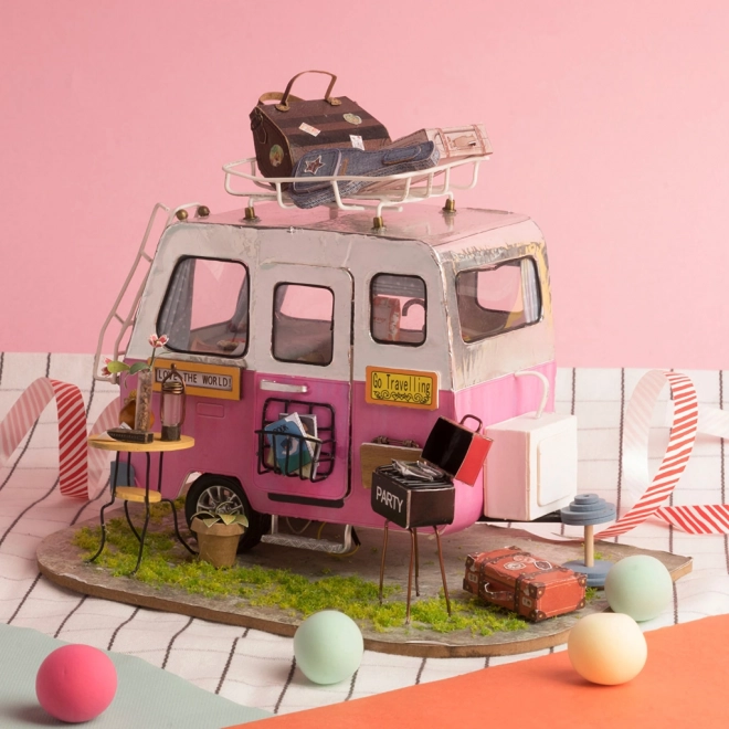 Robotic Miniature Dollhouse Party Caravan