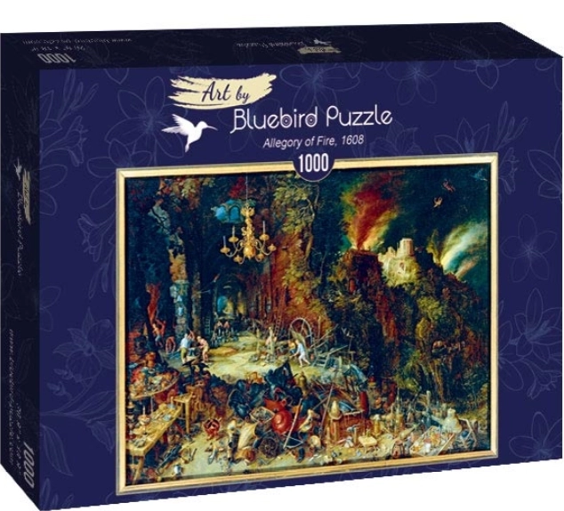 Bluebird puzzle allegory of fire 1000 pieces