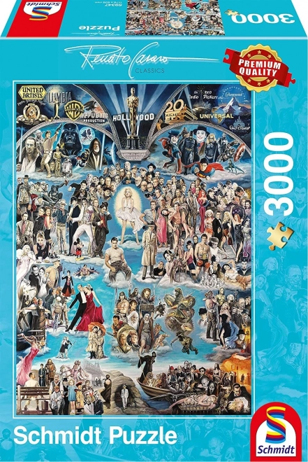 Hollywood Hall of Fame 3000 Piece Puzzle