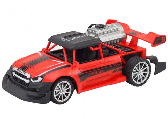 Remote Control Car with Smoke Effect and Lights Red