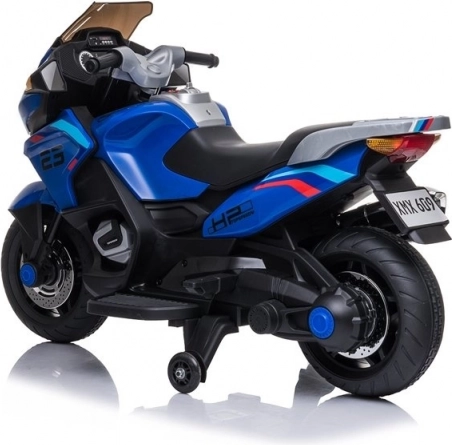 Children's Battery-Powered Motorcycle Blue