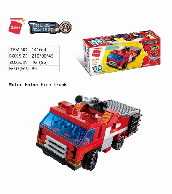 Blazing Mars Fire Rescue Set 6-in-1