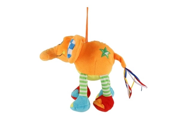 Colorful Plush Elephant 17cm