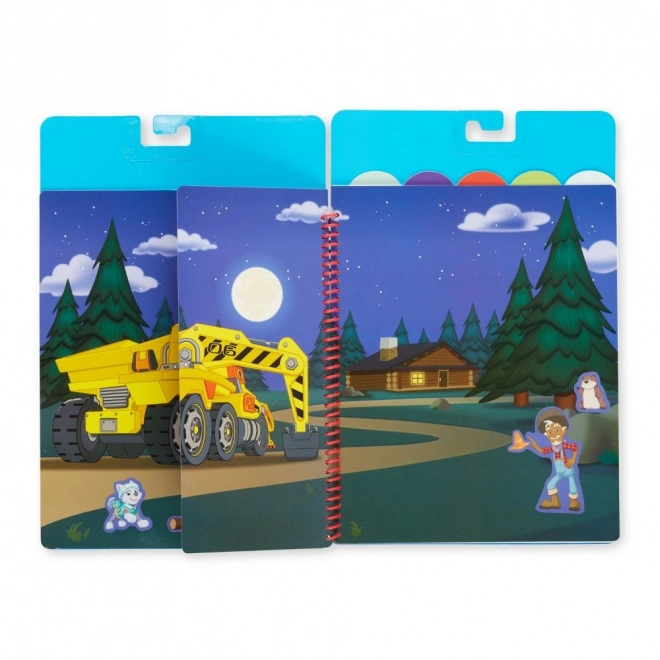 Paw Patrol Reusable Stickers Flip-Flap Ultimate Mission