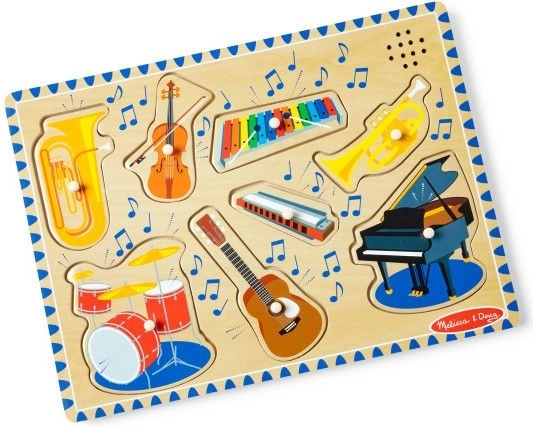 Geluidpuzzel - Muziekinstrumenten