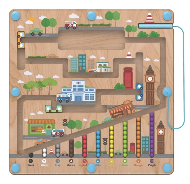 Magnetic City Play Board for Kids