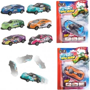 Auto da Corsa Ribaltante in Plastica 9cm con Retrocarica