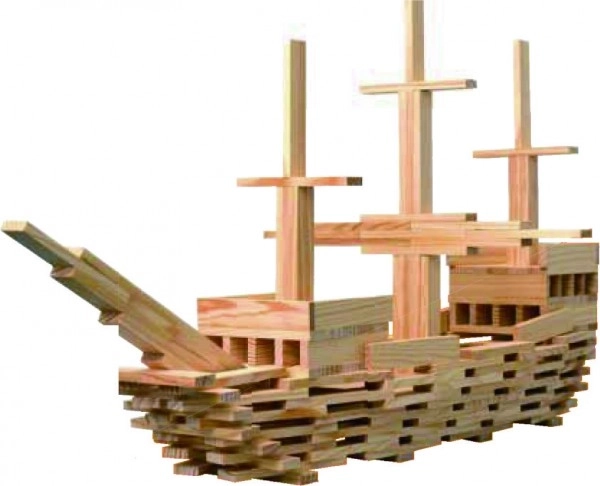 Wooden Construction Planks Set