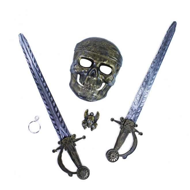 Pirate Set with Mask and Two Swords