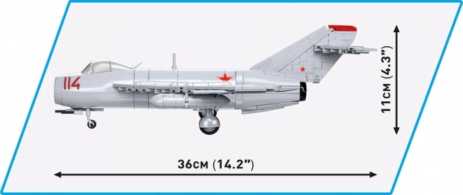 Cold War MIG-17 Fighter Jet Model