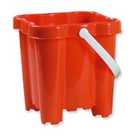 Androni Sand Bucket Castle 4 Towers Red