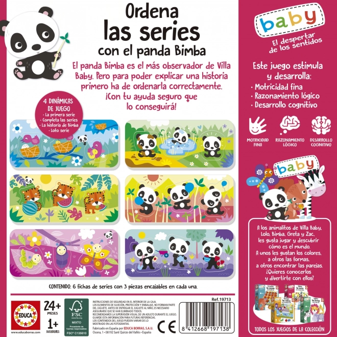 Educa Baby Puzzle Panda and Friends