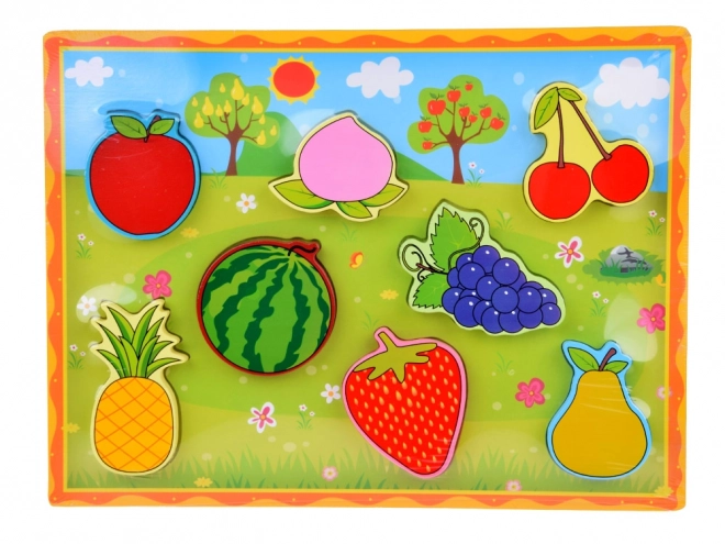 Educational Wooden Puzzle Fruits