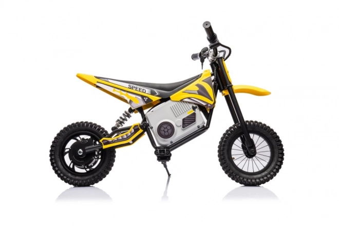 Battery Powered Children’s Cross Motorbike Yellow