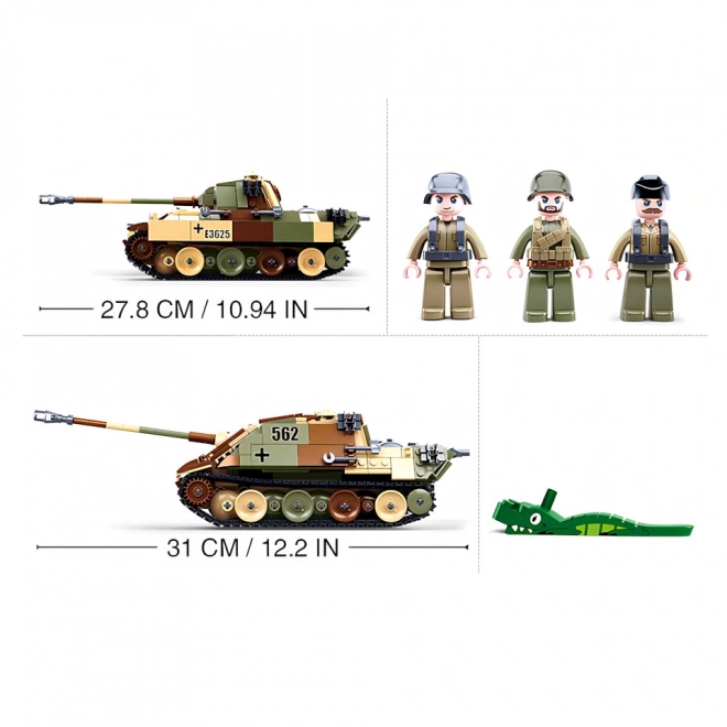 Sluban Army Camouflage Tank 2-in-1