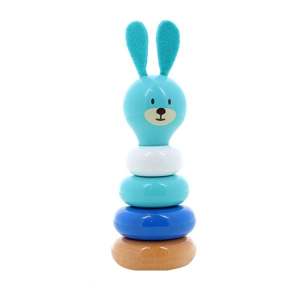 Vilac Wooden Bunny Stacking Tower