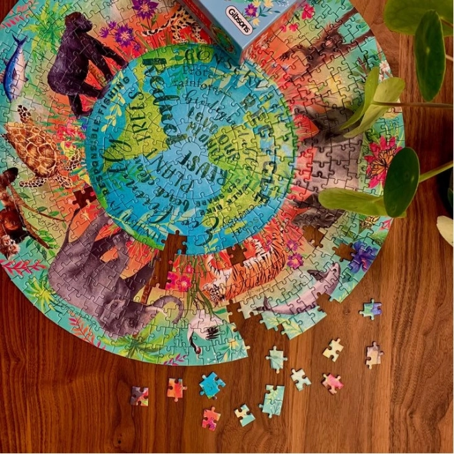 Gibsons round puzzle planet b doesn't exist 500 pieces