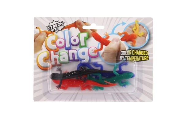 Color Changing Stretchable Stress Relief Lizard Toys