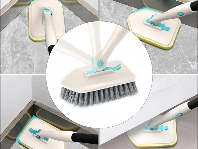 Multi-Function Cleaning Brush 3-in-1 Set with Microfiber and Sponge