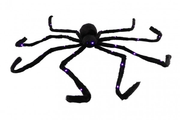 Giant Plush Spider with LED Eyes