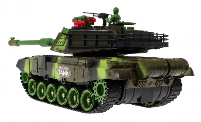 Remote Controlled Tank for Kids 3+ with Sounds and LED