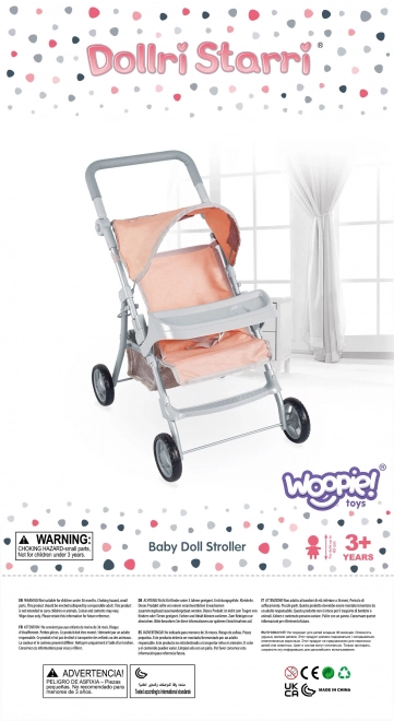 Woopie Royal Stroller with Colorful Hearts