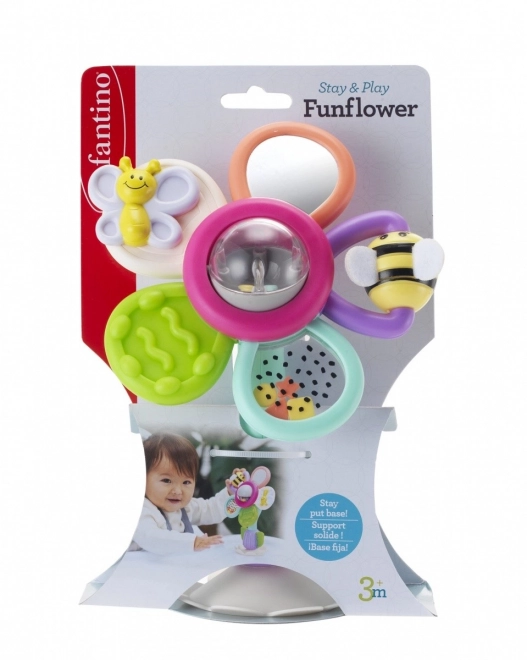 Rotating Flower with Suction Cup Infantino