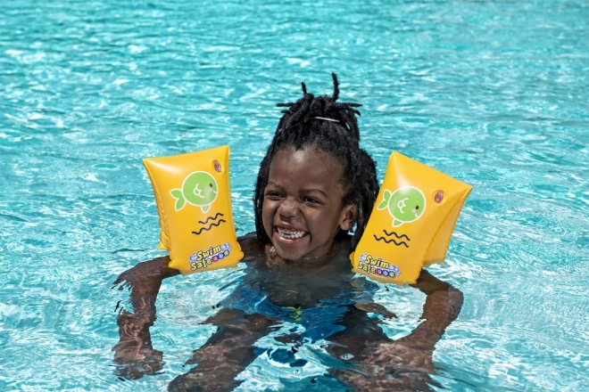 Inflatable Swimming Armbands Yellow