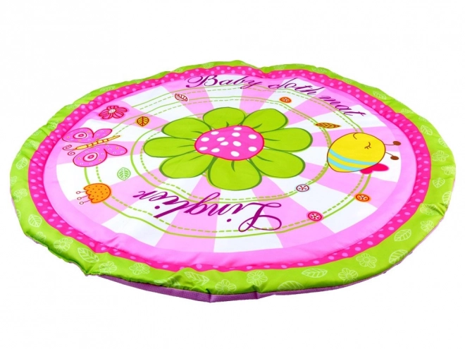 Baby Flower Playmat with Mosquito Net