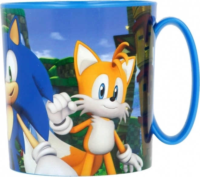 Plastic Mug with Sonic Characters 390ml