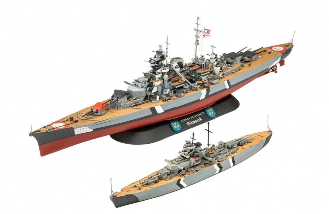 Gift Set Revell Legendary Bismarck 1/700
